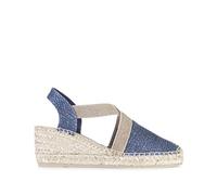 Women's Espadrille in Cotton Fabric - Triton - Navy, 6 UK - 39 EU