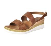 Womens Espadrille Wedge Strappy Sandals Wide Fit Platform Hollow Black Footwear Adjustable Buckle Ankle Strap Comfy Slingback Slip-on Sandal Suit foe Summer Wedding Casual Walking (Brown, 6.5)