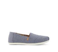 TOMS Women's Alpargata Classic Espadrille Loafer, Niagara Mist Chambray Dot, 6.5 UK Light Blue