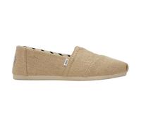 TOMS Women's Alpargata Heritage Canvas Loafer Flat, Natural, 9 UK