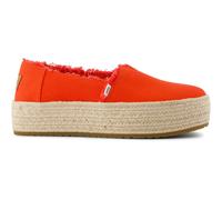 TOMS Women's Valencia Espadrille, Flame Canvas/Fray, 8 UK