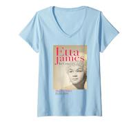 Womens Etta James in Concert Brevoort Theatre Brooklyn 1963 V-Neck T-Shirt