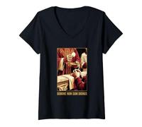 Women's Eucharistic Consecration Traditional Latin Mass Catholic V-Neck T-Shirt