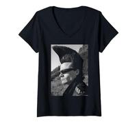 Women's Eugene Reynolds The Revillos New Wave David Corio V-Neck T-Shirt