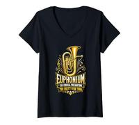 Women's Euphonium Too Conical Pretty V-Neck T-Shirt
