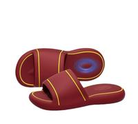 Women's Eva Stepping on Feeling Platform Slippers Indoor Home Silent Bathing Non-slip Outside Slippers(Jujube Red (B),40-41)