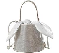Women's Evening Clutch Rhinestone Handbag Bridal Wedding Purse Bling Crystal Shoulder With Detachable Crossbody