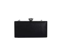 Women's Evening Rhinestone Clutch Purse Crystal Handbag Glitter Shoulder with Detachable Chain Elegant Crossbody(Black)