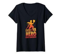 Womens Every YA Hero Fantasy Story Fan Adventure V-Neck T-Shirt