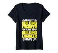 Women's Everybody is A Building Engineer V-Neck T-Shirt