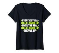 Women's Everybody is A Data Engineer V-Neck T-Shirt