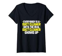Women's Everybody is A Duct Cleaner V-Neck T-Shirt