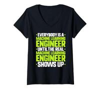 Women's Everybody is A Machine Learning Engineer V-Neck T-Shirt