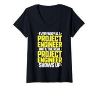 Women's Everybody is A Project Engineer V-Neck T-Shirt