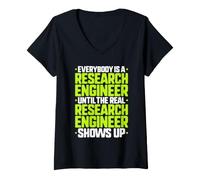 Women's Everybody is A Research Engineer V-Neck T-Shirt