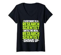 Women's Everybody is A Research Scientist V-Neck T-Shirt