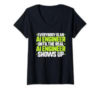 Women's Everybody is an AI Engineer V-Neck T-Shirt