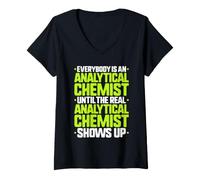 Women's Everybody is an Analytical Chemist V-Neck T-Shirt