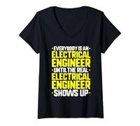 Women's Everybody is an Electrical Engineer V-Neck T-Shirt