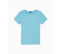 Women's Everyday Cotton Crew Neck T-Shirt Blue L