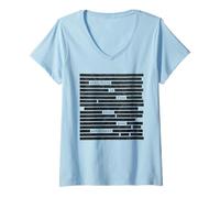 Women's Everything is Fine Trust Your Government Redacted 2026 V-Neck T-Shirt