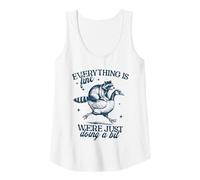 Womens Everything is Fine We're Just Doing A Bit Funny Bestie Tank Top
