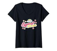Womens Everything is Terrible 80s Pessimistic Retro V-Neck T-Shirt