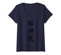 Women's Evil Dragon Hayashi Anzu V-Neck T-Shirt