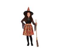 Smiffys Evil Sea Witch Costume, Black Dress, Fairytale, Wings and Wands Fancy Fancy Dress, Storybook Character Dress Up Costumes
