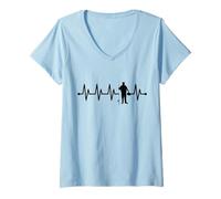 Womens Evolution of The Development of Man into an Angler V-Neck T-Shirt