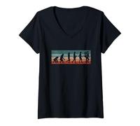 Women's Evolution to Bushcraft Camping V-Neck T-Shirt