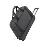 Women's Expandable Wheeled Duffle Bag Waterproof Foldable, Heavy-Duty Spinner Wheels Carry-On Luggage for Short Trip, Maternity & Postpartum Organizer(Gray,M)