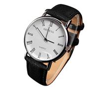 Womens Expansion Band Watches GENEVAS Watch Men's Roman Fashion 110 Belt Men's Watch Self Winding Pocket Watch (D, One Size)