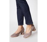 Womens Extra Wide Fit Elise Court Shoes Taupe 4