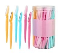 Womens Eyebrow Trimmer | Eyebrow Hair Trimmer - Portable Manual Shaving Tool, Eye Brow Shaver With Protective Cover For Men And Women