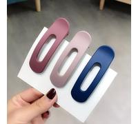 Women's face wash clip-Girl's back of the head hair big clips Small top side hairpin Middle bangs hairpin headdress for girls women mother’s gift (Medium 3pcs,red pink blue)