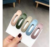 Women's face wash clip-Girl's back of the head hair big clips Small top side hairpin Middle bangs hairpin headdress for girls women mother’s gift (small 5PCS,Light colors)