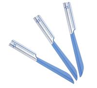 Womens Facial Razor Hair Removal ool Peach Shaver Trimmer Women Remove Fine Hair Blue Eyebrow Razors Face Shavers Exfoliating Sensitive Skin Travel Essential microdermabrasion blade