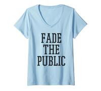 Womens Fade The Public Sports Betting Sharp Gambler Gambling Parlay V-Neck T-Shirt