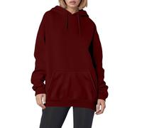 Women's Faith Over Fear Christian Hoodies Fashion Fleece Lined Aesthetic Hooded Sweaters Workou Letter Graphic Jesus Drawstring with Hood Pullover Hoodies Comfort Preppy Goth Trendy Wine