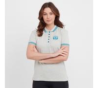 Women's Faith Polo Top - Grey, Grey 12
