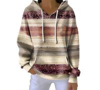Women's Faith Print Sweatshirt Hooded Autumn Faith Cross Long Sleeve Pullover Tops Faith Print Striped Casual Bible Verse Inspirational Hoodie Sweatshirts Women Jesus Christian Religious Hoody Shirts