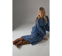 Womens Faith: Sadie Suede Cutout Western Boots Tan 5