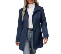 Women's Fall Winter Button Wool Coats Long Down Jacket Women Coat Warm Wool Lined Jackets Overcoat with Pockets Down Puffer Coat Fleece Lined Waterproof Jacket Fall Winter Trench Coat Warm Outwear