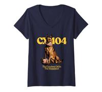 Womens Fallout CX404 Goodest Girl in the Wasteland Dog TV Show V-Neck T-Shirt