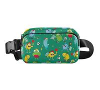 Womens Fanny Packs Cute Monsters Green Hip Pouch Belt Bag Cute Waterproof Travel Waist Pouch, Cute Monsters Green, 8 x 5.3 x 2.3 inch, Funny Cute, Cute Monsters Green, 8 x 5.3 x 2.3 inch, Funny Cute