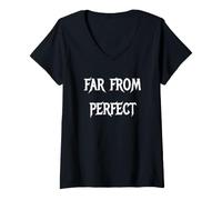 Women's Far from Perfect V-Neck T-Shirt