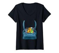 Women's Farmer Gardener Pocket Tools Garden Work Homestead Design V-Neck T-Shirt