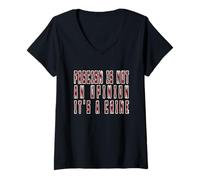 Womens Fascism is not an Opinion: It's a Crime V-Neck T-Shirt