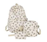 Women's Fashion Backpack Trendy Bowknot Backpack Girls | Lightweight Spacious Cute Pack for Tourist Workplace Leisure Commuter Weekend Student